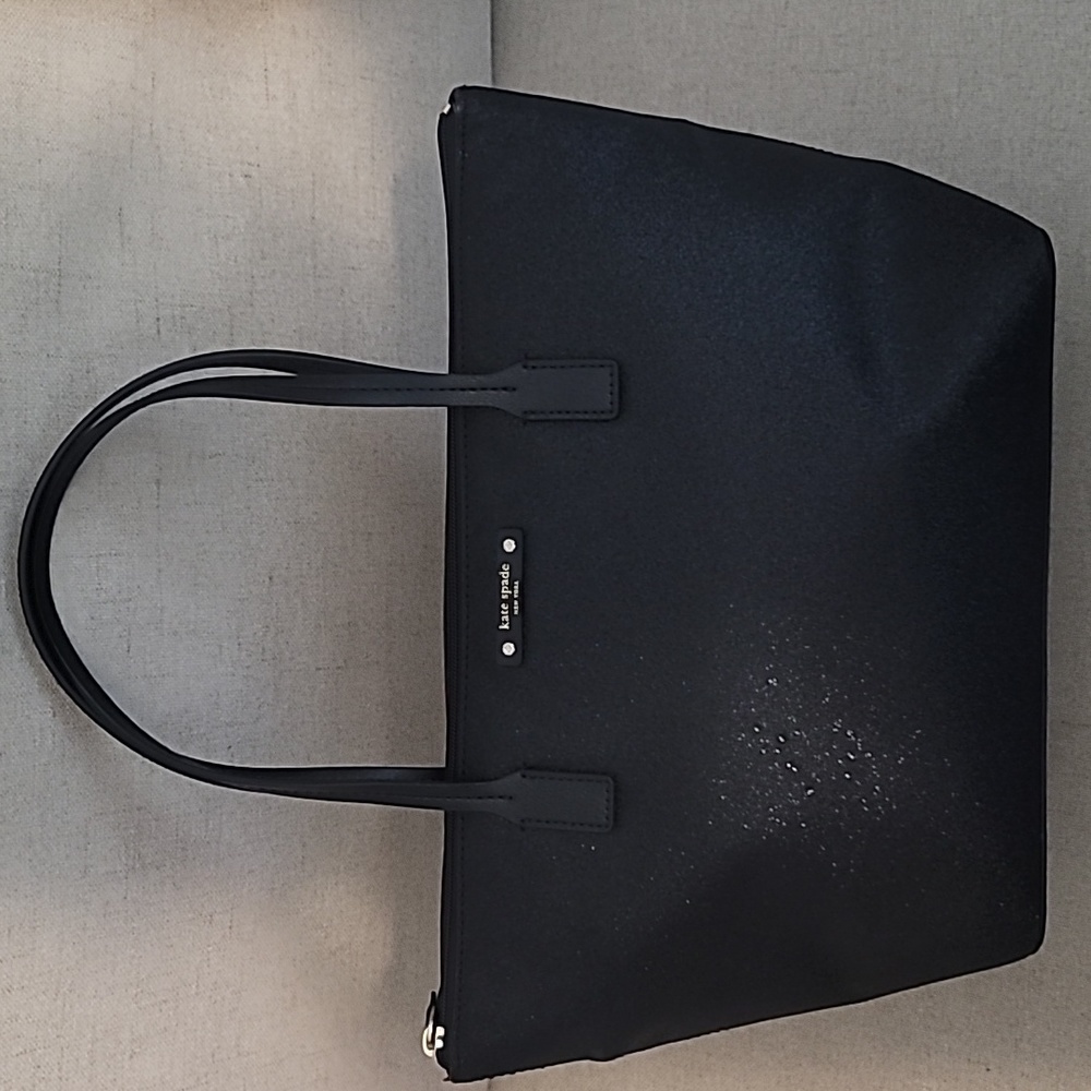 NWT!!! Kate Spade Haven Lane Black Glitter Tote.